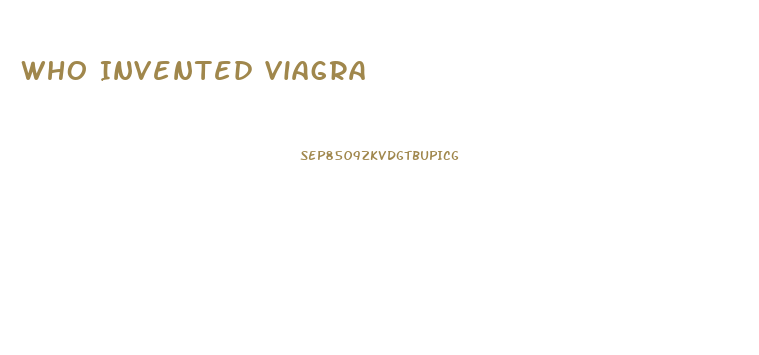 Who Invented Viagra