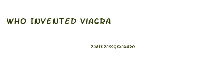 Who Invented Viagra