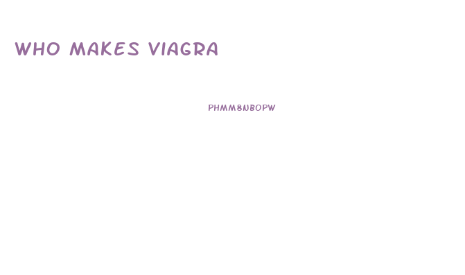 Who Makes Viagra