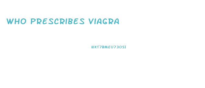Who Prescribes Viagra