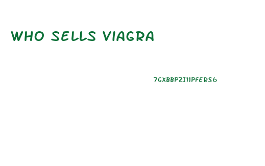 Who Sells Viagra