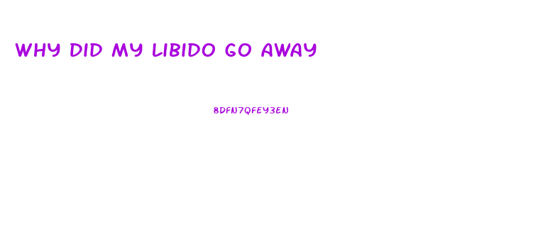 Why Did My Libido Go Away