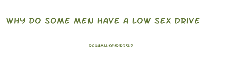 Why Do Some Men Have A Low Sex Drive