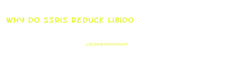 Why Do Ssris Reduce Libido