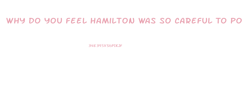 Why Do You Feel Hamilton Was So Careful To Point Out The Relative Impotence Of The Judiciary