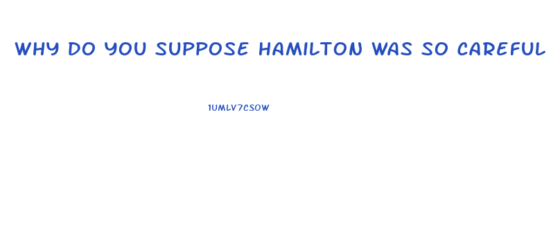 Why Do You Suppose Hamilton Was So Careful To Point Out The Relative Impotence Of The Judiciary