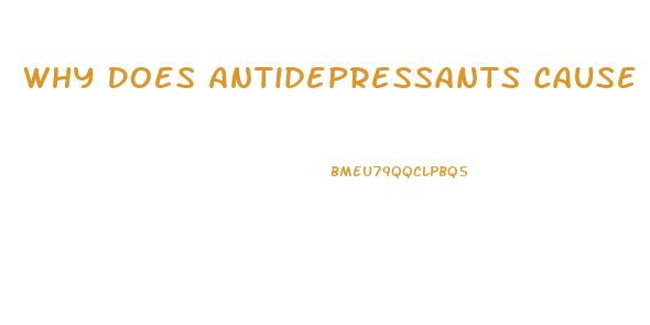 Why Does Antidepressants Cause Impotence