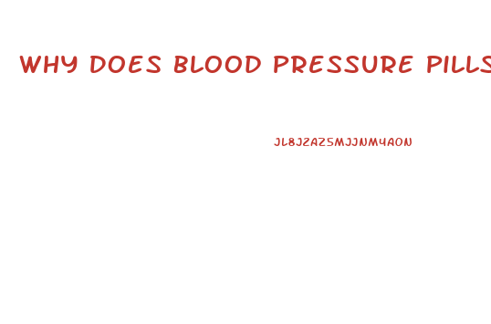 Why Does Blood Pressure Pills Affect An Erection