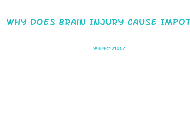 Why Does Brain Injury Cause Impotence