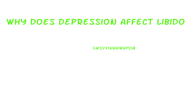 Why Does Depression Affect Libido