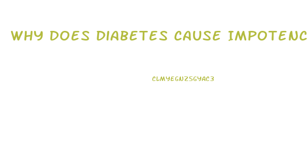 Why Does Diabetes Cause Impotence