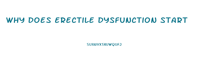 Why Does Erectile Dysfunction Start