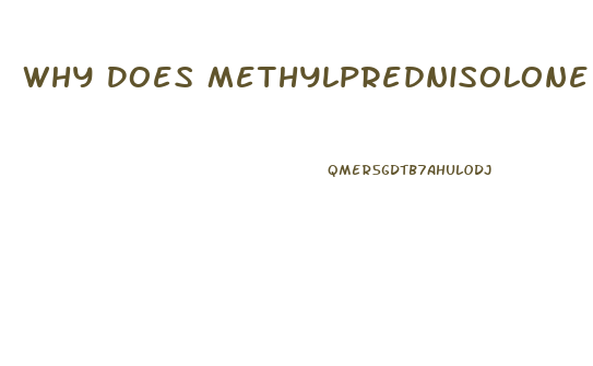 Why Does Methylprednisolone Cause Impotence