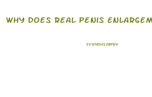 Why Does Real Penis Enlargement Doesn T Exist