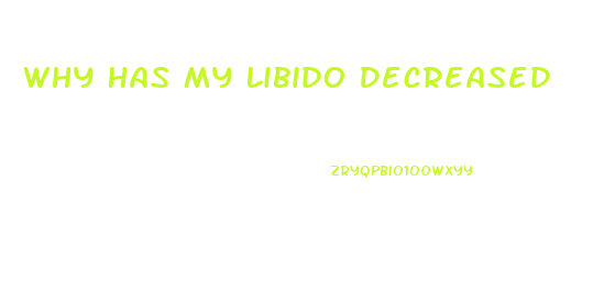 Why Has My Libido Decreased