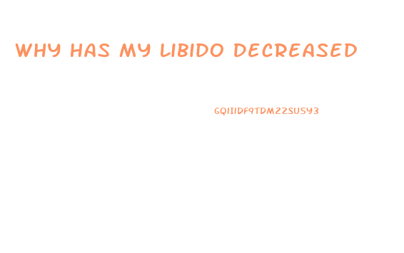 Why Has My Libido Decreased