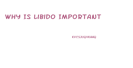 Why Is Libido Important