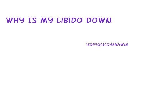 Why Is My Libido Down
