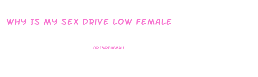 Why Is My Sex Drive Low Female