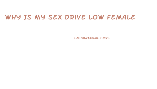 Why Is My Sex Drive Low Female