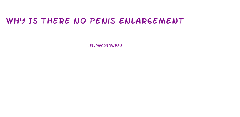 Why Is There No Penis Enlargement