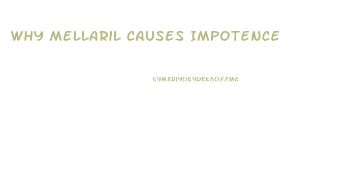 Why Mellaril Causes Impotence