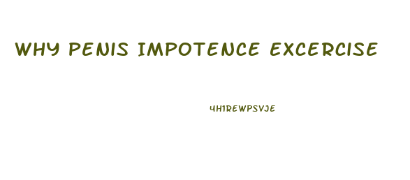 Why Penis Impotence Excercise