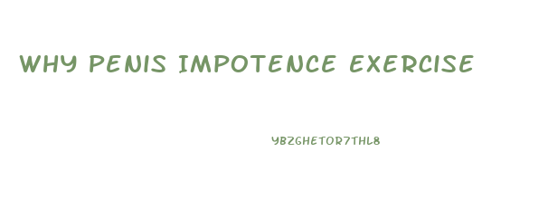 Why Penis Impotence Exercise