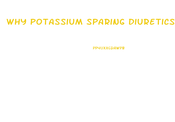 Why Potassium Sparing Diuretics Can Cause Impotence