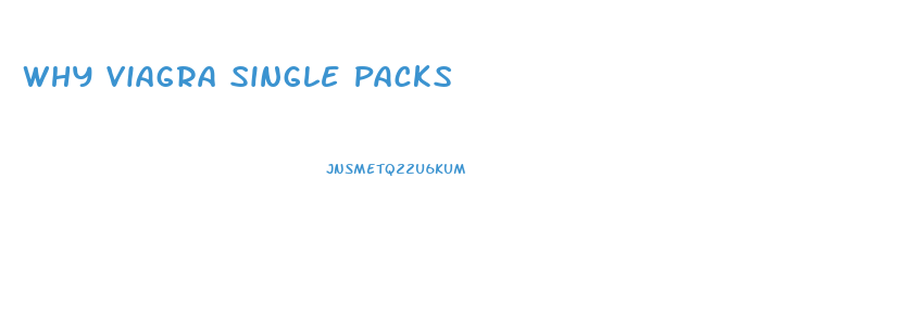 Why Viagra Single Packs