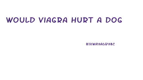Would Viagra Hurt A Dog