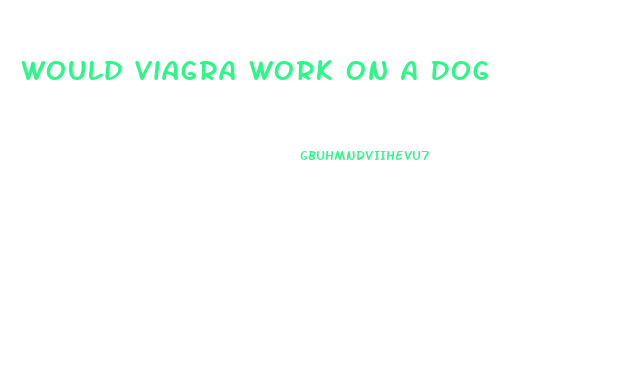 Would Viagra Work On A Dog