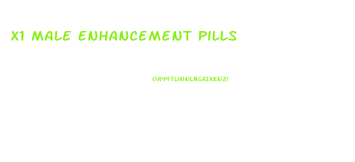 X1 Male Enhancement Pills