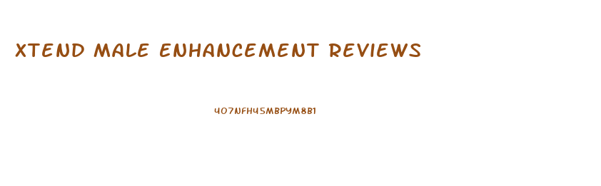 Xtend Male Enhancement Reviews