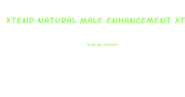 Xtend Natural Male Enhancement Xtend 60 Tablets