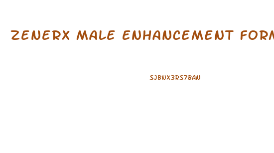 Zenerx Male Enhancement Formula