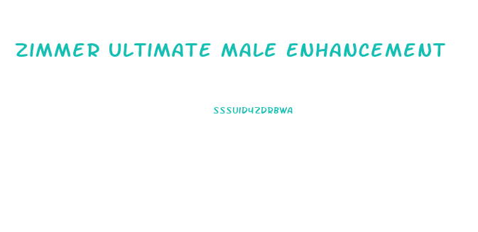 Zimmer Ultimate Male Enhancement