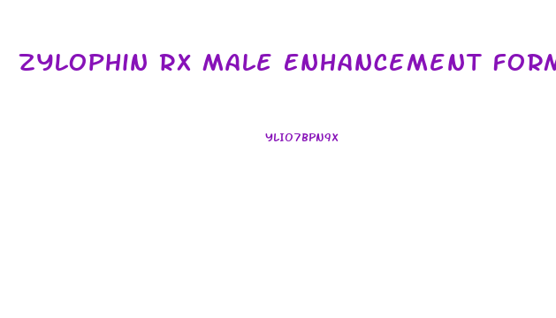 Zylophin Rx Male Enhancement Formula