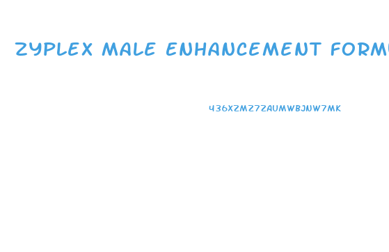 Zyplex Male Enhancement Formula