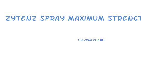 Zytenz Spray Maximum Strength Male Enhancement Amazon