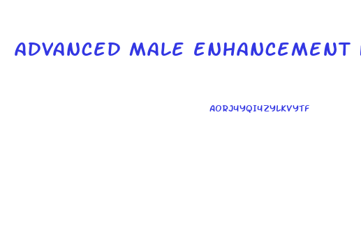 advanced male enhancement formula