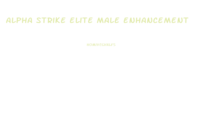 alpha strike elite male enhancement