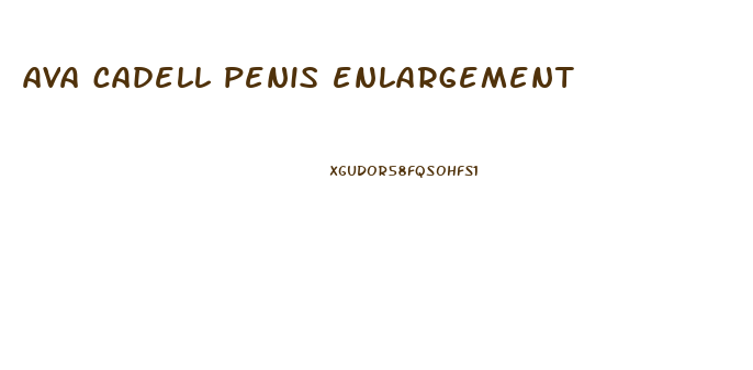 ava cadell penis enlargement