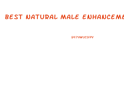 best natural male enhancement pills 2016