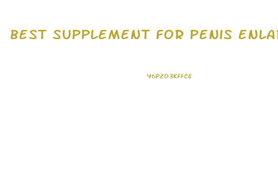 best supplement for penis enlargement