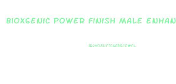 bioxgenic power finish male enhancement