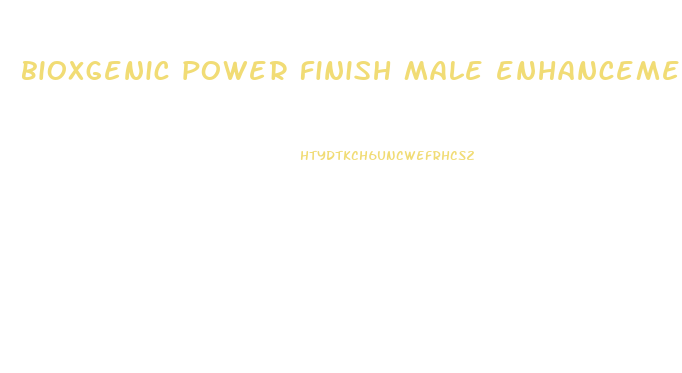 bioxgenic power finish male enhancement capsules 60ct