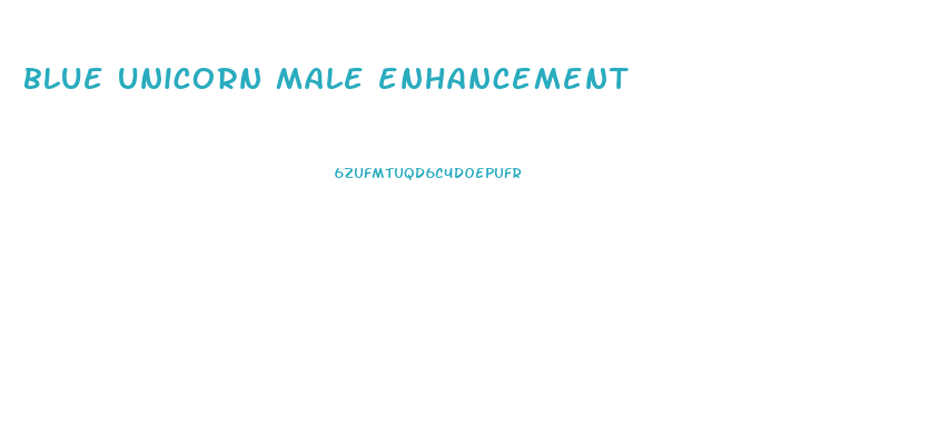 blue unicorn male enhancement