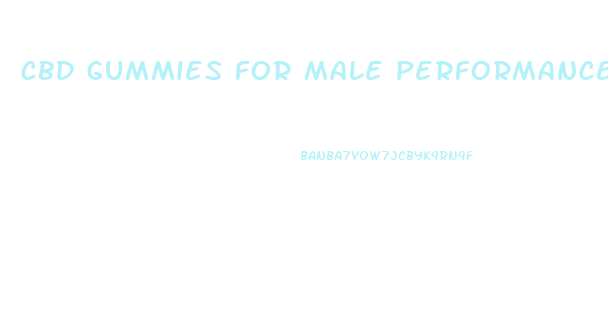 cbd gummies for male performance
