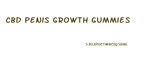 cbd penis growth gummies